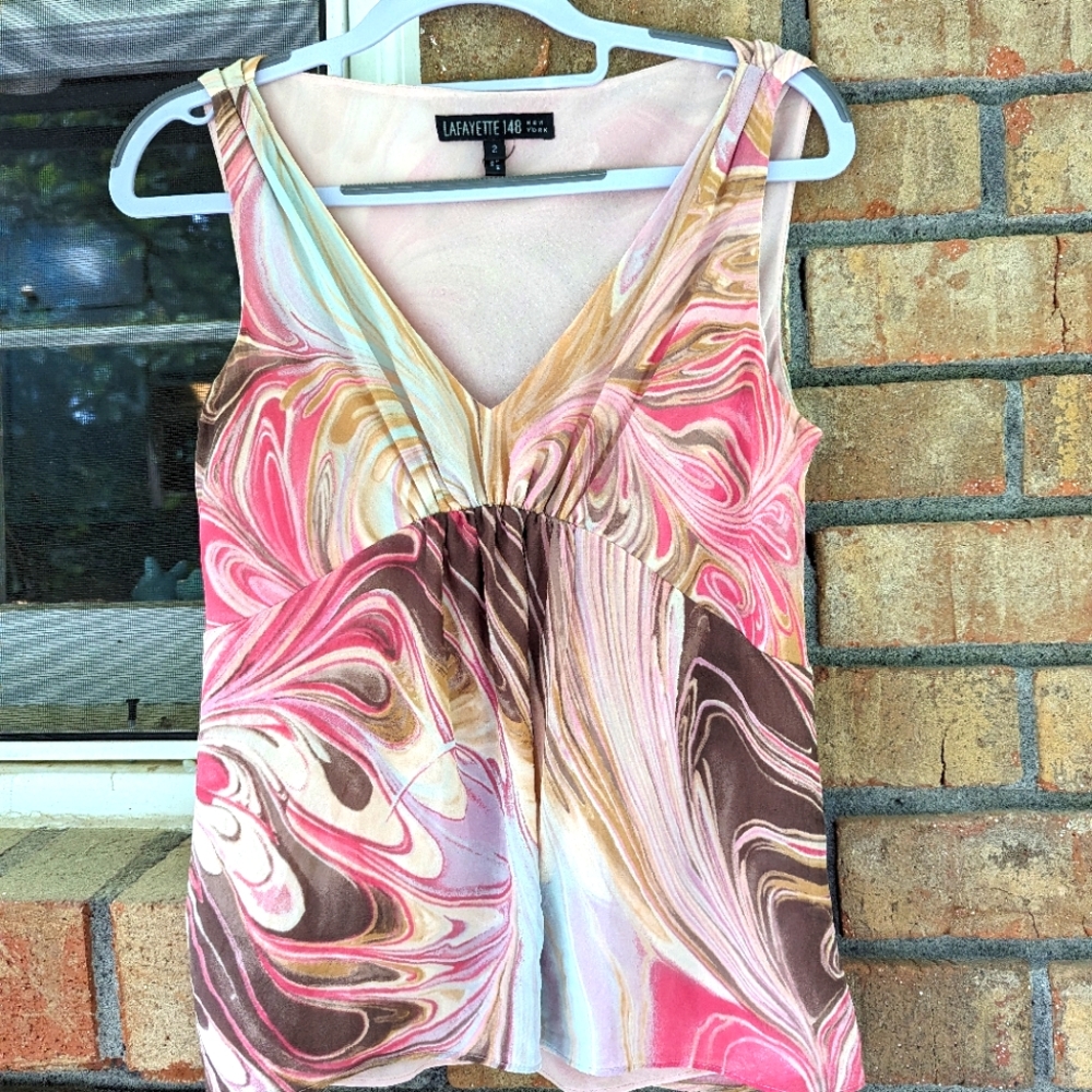 Lafayette 148 NY sleeveless top